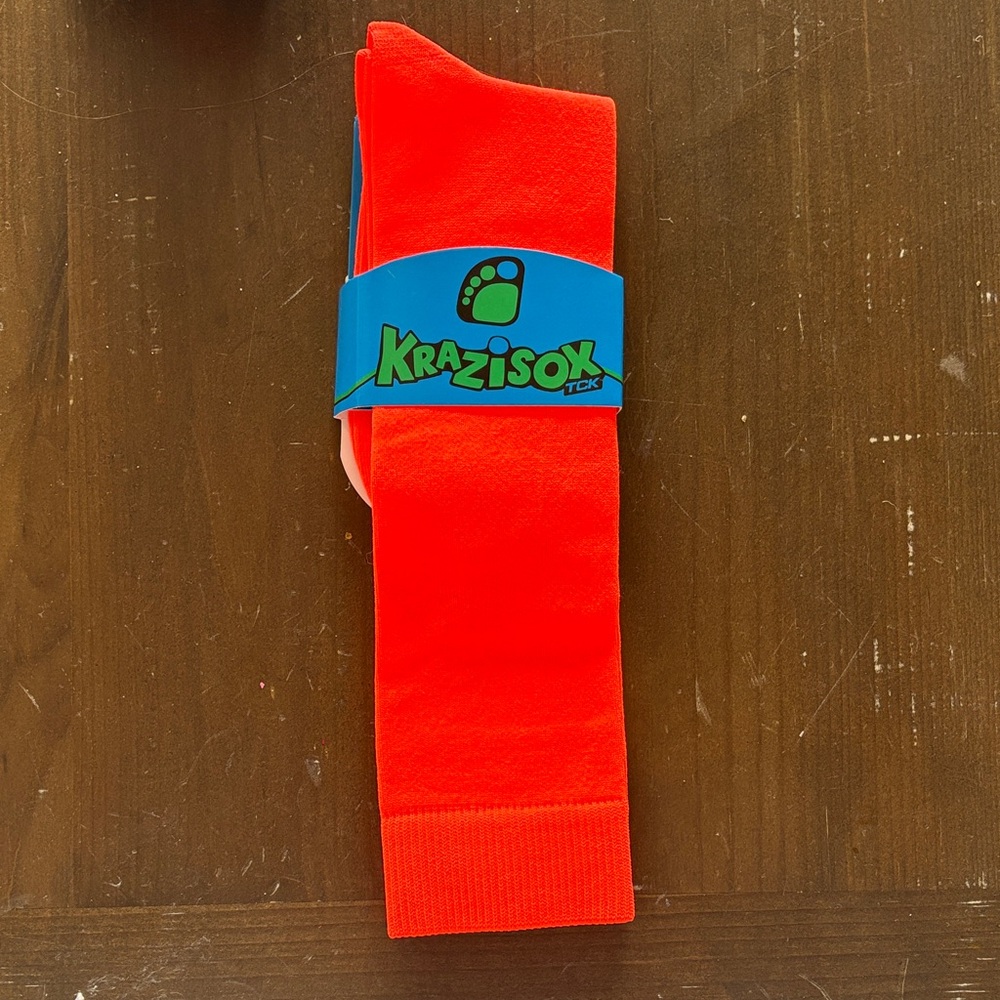 TC Neon Orange Socks